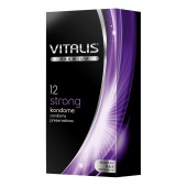 Презервативы с утолщённой стенкой VITALIS PREMIUM strong - 12 шт. - Vitalis - купить с доставкой в Якутске