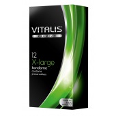 Презервативы увеличенного размера VITALIS PREMIUM x-large - 12 шт. - Vitalis - купить с доставкой в Якутске