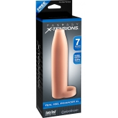 Телесная насадка Real Feel Enhancer XL - 17 см. - Pipedream - в Якутске купить с доставкой