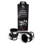 Серо-черные наручники Totally His - Fifty Shades of Grey - купить с доставкой в Якутске