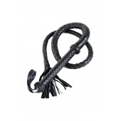 Длинный кожаный кнут с хлопушками на конце - ToyFa - купить с доставкой в Якутске