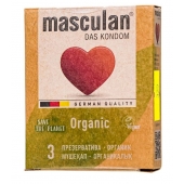 Экологически чистые презервативы Masculan Organic - 3 шт. - Masculan - купить с доставкой в Якутске