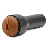 Коричневый мастурбатор-вагина Feel Stroker - Kiiroo - в Якутске купить с доставкой