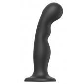 Черная насадка Strap-On-Me Dildo Plug P G size XXL - Strap-on-me - купить с доставкой в Якутске