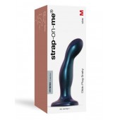 Темно-синяя насадка Strap-On-Me Dildo Plug Snaky size M - Strap-on-me - купить с доставкой в Якутске