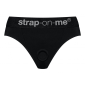 Черные трусики для насадок Heroine Lingerie Harness - size M - Strap-on-me - купить с доставкой в Якутске