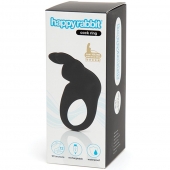 Черное эрекционное виброкольцо Happy Rabbit Rechargeable Rabbit Cock Ring - Happy Rabbit - в Якутске купить с доставкой