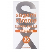 Ультратонкие презервативы Sagami Xtreme Superthin - 36 шт. - Sagami - купить с доставкой в Якутске