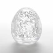 Мастурбатор-яйцо Keith Haring EGG DANCE - Tenga - в Якутске купить с доставкой