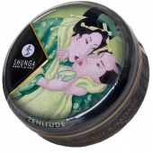 Массажная свеча Exotic Green Tea с ароматом зелёного чая - 30 мл. - Shunga - купить с доставкой в Якутске