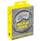Прозрачная насадка на пенис Piss Play Sleeve для игр с мочеиспусканием - Orion - купить с доставкой в Якутске