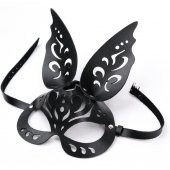 Черная ажурная маска  Зайка  с ушками - Crazy Handmade - купить с доставкой в Якутске Черная ажурная маска  Зайка  с ушками - Crazy Handmade - купить с доставкой в Якутске