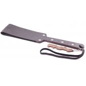 Гладкий мягкий удлиненный пэддл с заклепками - 32 см. - Crazy Handmade - купить с доставкой в Якутске Гладкий мягкий удлиненный пэддл с заклепками - 32 см. - Crazy Handmade - купить с доставкой в Якутске