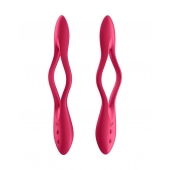 Красный многофункциональный вибратор для пар Satisfyer Elastic Joy - Satisfyer