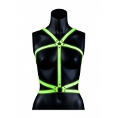 Портупея Body Harness с неоновым эффектом - размер L-XL - Shots Media BV - купить с доставкой в Якутске