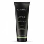 Массажный легкий крем WICKED Sage plus Sea Salt - 120 мл. - Wicked - купить с доставкой в Якутске