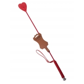 Стек с красным наконечником-сердечком - 70 см. - Sitabella - купить с доставкой в Якутске Стек с красным наконечником-сердечком - 70 см. - Sitabella - купить с доставкой в Якутске