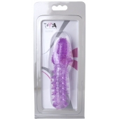 Фиолетовая насадка, удлиняющая половой член - 13,5 см. - Toyfa Basic - в Якутске купить с доставкой