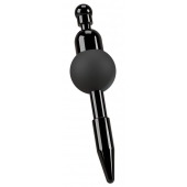 Черный уретральный вибростимулятор Vibrating Penis Plug - Orion - купить с доставкой в Якутске