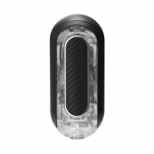Черный мастурбатор Tenga Flip Zero Gravity с вибрацией - Tenga - в Якутске купить с доставкой
