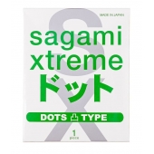 Презерватив Sagami Xtreme Type-E с точками - 1 шт. - Sagami - купить с доставкой в Якутске