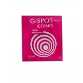 Стимулирующий интимный крем для женщин Cosmo G-spot - 2 гр. - Биоритм - купить с доставкой в Якутске