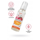 Съедобная гель-смазка Yovee «Двойной соблазн» с Д-пантенолом и вкусом клубники и дыни - 100 мл. - ToyFa - купить с доставкой в Якутске