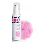 Съедобное согревающее массажное масло Love Me Tender Cotton Candy с ароматом сладкой ваты - 100 мл. - Love to Love - купить с доставкой в Якутске