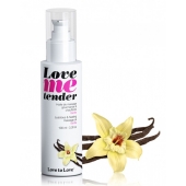 Съедобное согревающее массажное масло Love Me Tender Vanilla с ароматом ванили - 100 мл. - Love to Love - купить с доставкой в Якутске