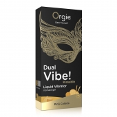 Съедобный гель Dual Vibe Pina Colada с эффектом вибрации и вкусом коктейля пина колада - 15 мл. - ORGIE - купить с доставкой в Якутске