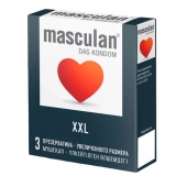 Презервативы увеличенного размера Masculan XXL - 3 шт. - Masculan - купить с доставкой в Якутске