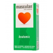 Презервативы анатомической формы Masculan Anatomic - 10 шт. - Masculan - купить с доставкой в Якутске