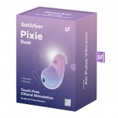 Сиреневый вакуум-волновой клиторальный вибростимулятор Pixie Dust - Satisfyer