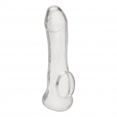 Прозрачная насадка на пенис Transparent Penis Enhancing Sleeve Extension - 15,9 см. - BlueLine - в Якутске купить с доставкой