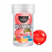 Лубрикант на масляной основе Hot Ball Plus с охлаждающе-разогревающим эффектом (2 шарика по 3 гр.) - HotFlowers - купить с доставкой в Якутске