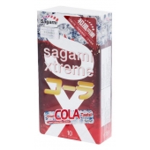 Ароматизированные презервативы Sagami Xtreme COLA - 10 шт. - Sagami - купить с доставкой в Якутске