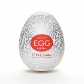Мастурбатор-яйцо Keith Haring EGG PARTY - Tenga - в Якутске купить с доставкой