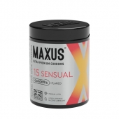 Анатомические презервативы MAXUS Sensual - 15 шт. - Maxus - купить с доставкой в Якутске