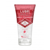 Интимный гель-смазка на водной основе Lubrimax Magic Strawberry - 75 мл. - ИнтелБИО - купить с доставкой в Якутске