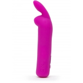 Лиловая вибропуля с ушками Rechargeable Rabbit Ears Bullet Vibrator - Happy Rabbit