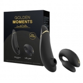 Набор для пар Golden Moments: Womanizer Premium 2 и We-Vibe Chorus - Womanizer купить в Якутске с доставкой в Orgasmix.ru Набор для пар Golden Moments: Womanizer Premium 2 и We-Vibe Chorus - Womanizer