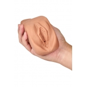 Маструбатор-вагина с вибрацией Soft   Wet Renata Realistic Tan Masturbator - Blush Novelties - в Якутске купить с доставкой