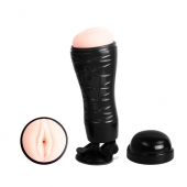 Мастурбатор-вагина Flora с присоской в основании - Baile - в Якутске купить с доставкой