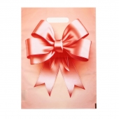 Пакет с принтом в виде банта с вырубной ручкой (30х40 см) - Сима-Ленд - купить с доставкой в Якутске