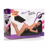 Черная подушка для секса Mount Me Inflatable Sex Position Pillow - XR Brands - купить с доставкой в Якутске