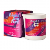 Массажная свеча Light My Fire Coconut с ароматом кокоса - 65 гр. - Love to Love - купить с доставкой в Якутске