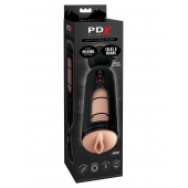 Мастурбатор-вагина с вибрацией Vibrating Mega Milker - Pipedream - в Якутске купить с доставкой