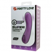 Фиолетовый мини-вибратор DJ Dick - 12,7 см. - Baile