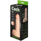 Телесный фаллоудлинитель с мошонкой Cock Next - 17 см. - LOVETOY (А-Полимер) - в Якутске купить с доставкой