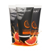 Набор из 3 съедобных лубрикантов JUJU со вкусом грейпфрута - JuJu - купить с доставкой в Якутске